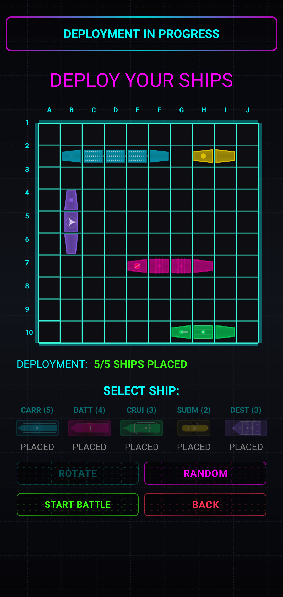 Ship Deployment